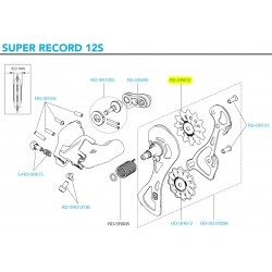 Kladky přehazovačky 12s, 8,0 mm, kompozit, CULT (pár)