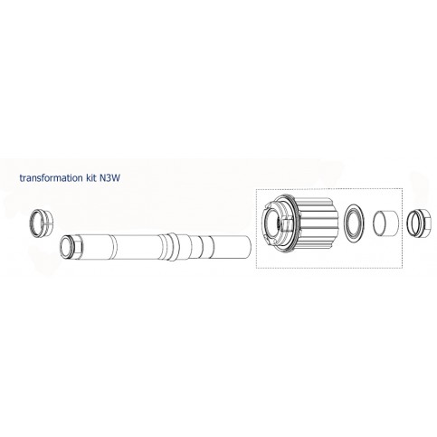 KIT N3W pro přestavbu zap. kol DB s osou HH12