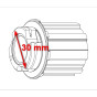 Ořech CAMPAGNOLO 9s/10s/11s/12s (pro Cr-Mo osy 12mm)