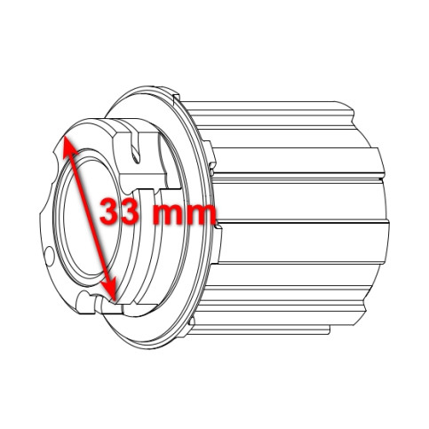Ořech N3W SHIMANO (HG 8-12) / SRAM (XD 9-11)