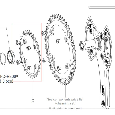 Převodník 13s SUPER Record WRL, 34z