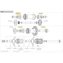 Ložisko pro zap. kola s CrMo osou, průmyslové, 6001 2RS  (1ks)