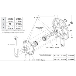 Převodník 11s SR, RE, CH 50z (r.v. 2011-2014, roz.110mm)