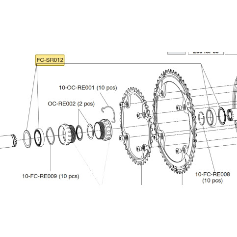 Ložisko pro kliky Ultra Torque CULT CERAMIC (2ks) DOPRODEJ