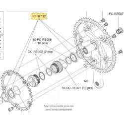 Ložiska pro kliky Ultra Torque USB CERAMIC