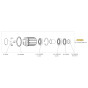 Ořech N3W SHIMANO (HG 8-12) / SRAM (XD 9-11), průměr 33 mm