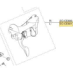 Tělo řadící páky 11s Centaur, levé (od r.v. 2018)