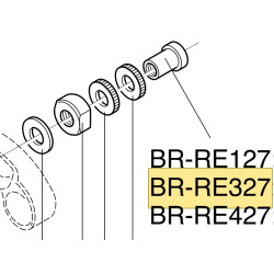 Matice brzd. čelisti, délka 20,5 mm