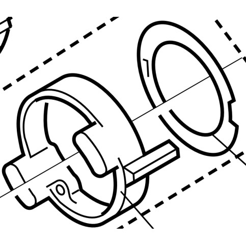 Držák G-pružinek, pravý