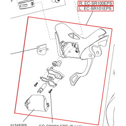 Tělo řadící páky 11s EPS SR/RE, pravé (2012 - 2018)