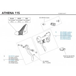Tělo řadící páky 10s/11s Power Shift, levé (od r.v. 2015)