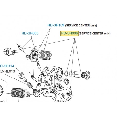 Čep přehazovaček 11s vč.podložky šroubu pro SR, RE, Ch od r.v. 2015